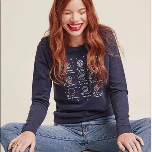 Planetary Panache Graphic Pullover